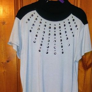 Rhinestone Sweater Dress